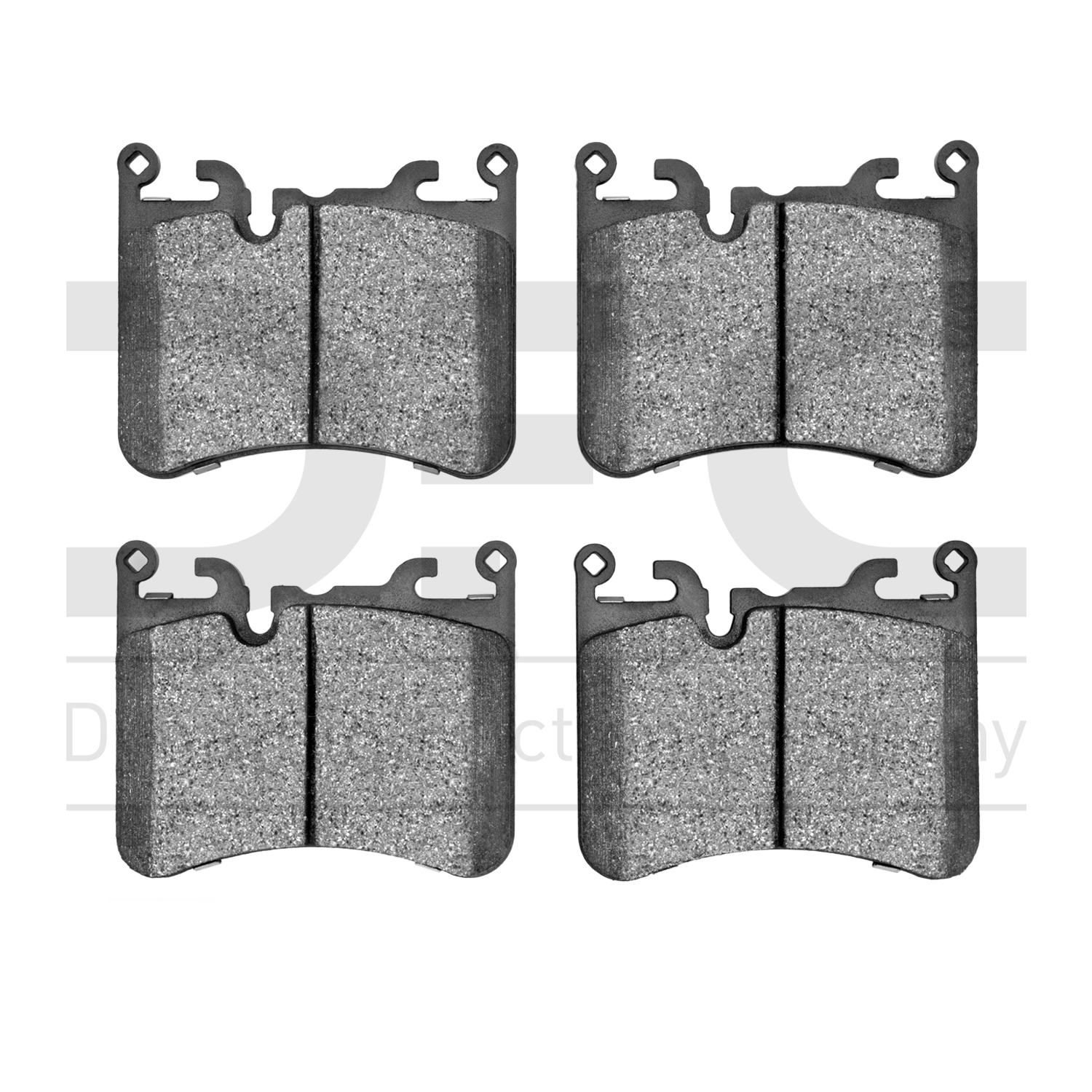 Dynamic Friction Company 5000 Advanced Brake Pads - Low Metallic 1551-1764-00-Rear Set For 2015-2020 Jaguar F-Type