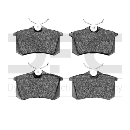 Dynamic Friction Company 5000 Advanced Brake Pads - Low Metallic 1552-0340-00-Rear Set