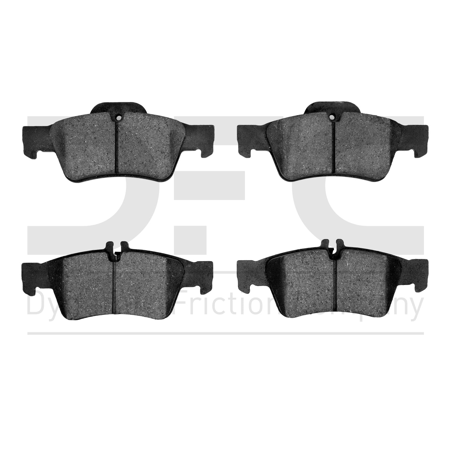 Dynamic Friction Company 5000 Advanced Brake Pads - Low Metallic 1552-0986-00-Rear Set