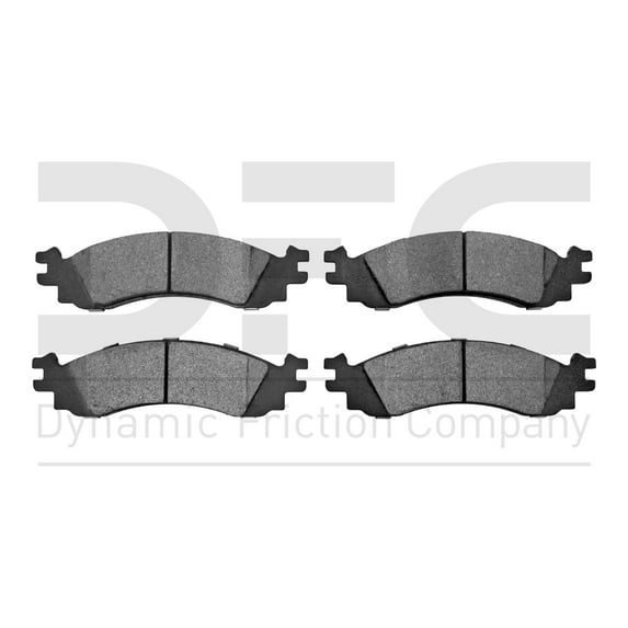 Dynamic Friction Company 5000 Advanced Brake Pads - Low Metallic 1552-1158-00-Front Set For 2010-2012 Ford Taurus