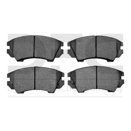 Dynamic Friction Company 5000 Advanced Brake Pads - Low Metallic 1552-1404-00-Front Set For 2011 Saab 9-5, 2011-2017 Chevrolet Caprice