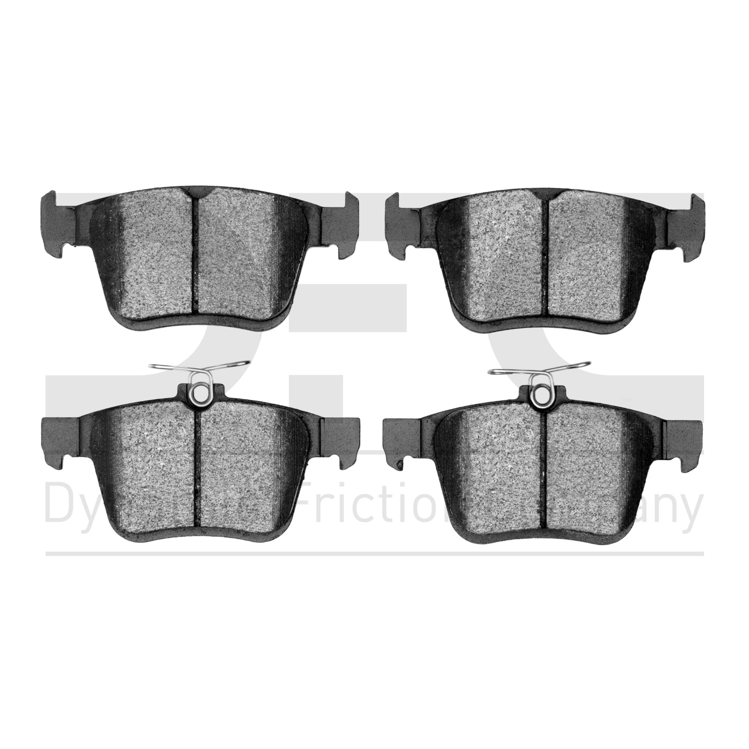 Dynamic Friction Company 5000 Advanced Brake Pads - Low Metallic 1552-1761-00-Rear Set For 2017-2019 Volkswagen e-Golf
