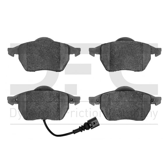 Dynamic Friction Company 5000 Advanced Brake Pads - Low Metallic 1553-0687-10-Front Set For 2000-2003 Audi TT Quattro, 2000-2006 Audi TT