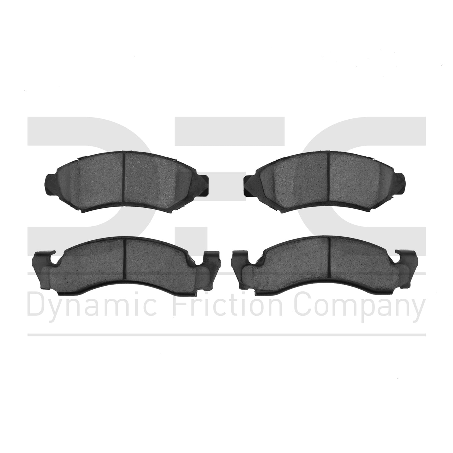 Dynamic Friction Company 5000 Advanced Brake Pads - Semi Metallic 1551-0050-00-Front Set