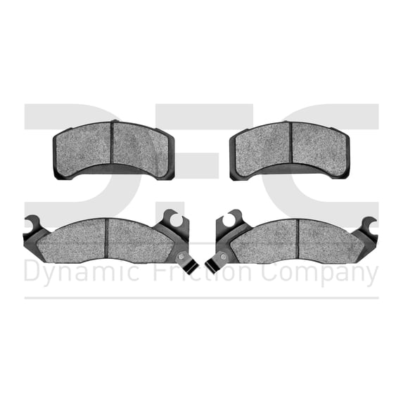 Dynamic Friction Company 5000 Advanced Brake Pads - Semi Metallic 1551-0310-00-Front Set