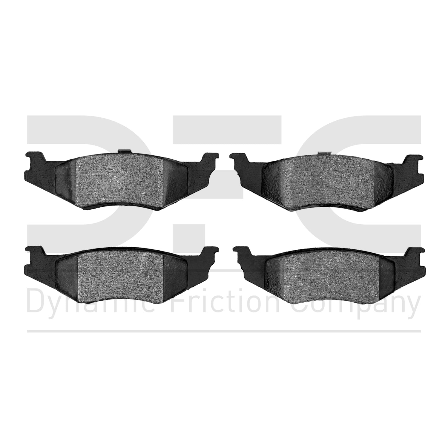 Dynamic Friction Company 5000 Advanced Brake Pads - Semi Metallic 1551-0512-00-Rear Set