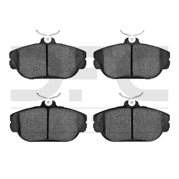 Dynamic Friction Company 5000 Advanced Brake Pads - Semi Metallic 1551-0601-00-Front Set For 1993-1994 Lincoln Continental, 1994-1995 Ford Taurus, 1995-1998 Ford Windstar