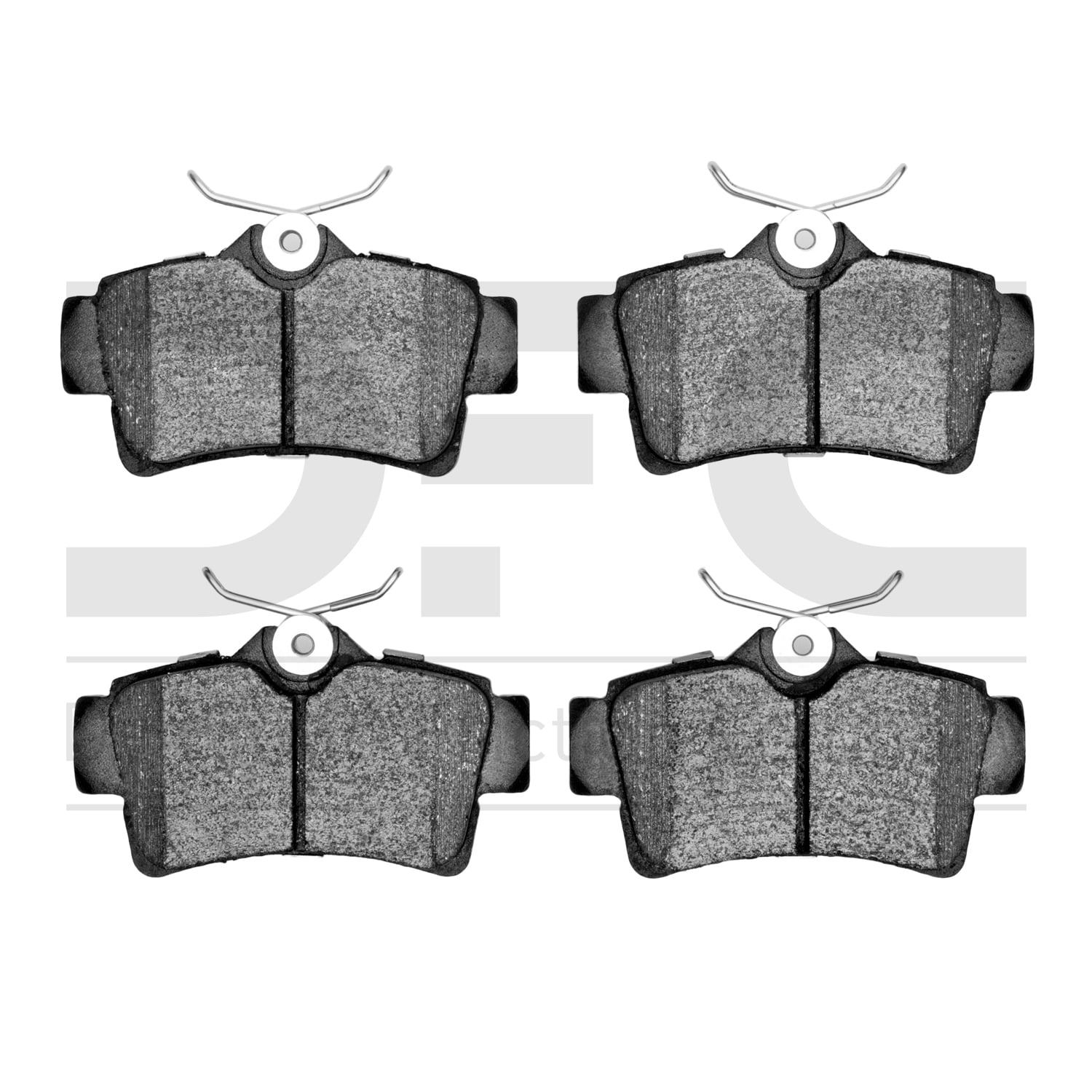 Dynamic Friction Company 5000 Advanced Brake Pads - Semi Metallic 1551-0627-10-Rear Set For 1994-2004 Ford Mustang