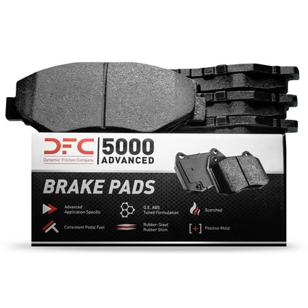 Dynamic Friction Company 5000 Advanced Brake Pads - Semi Metallic 1551-0632-00-Front Set