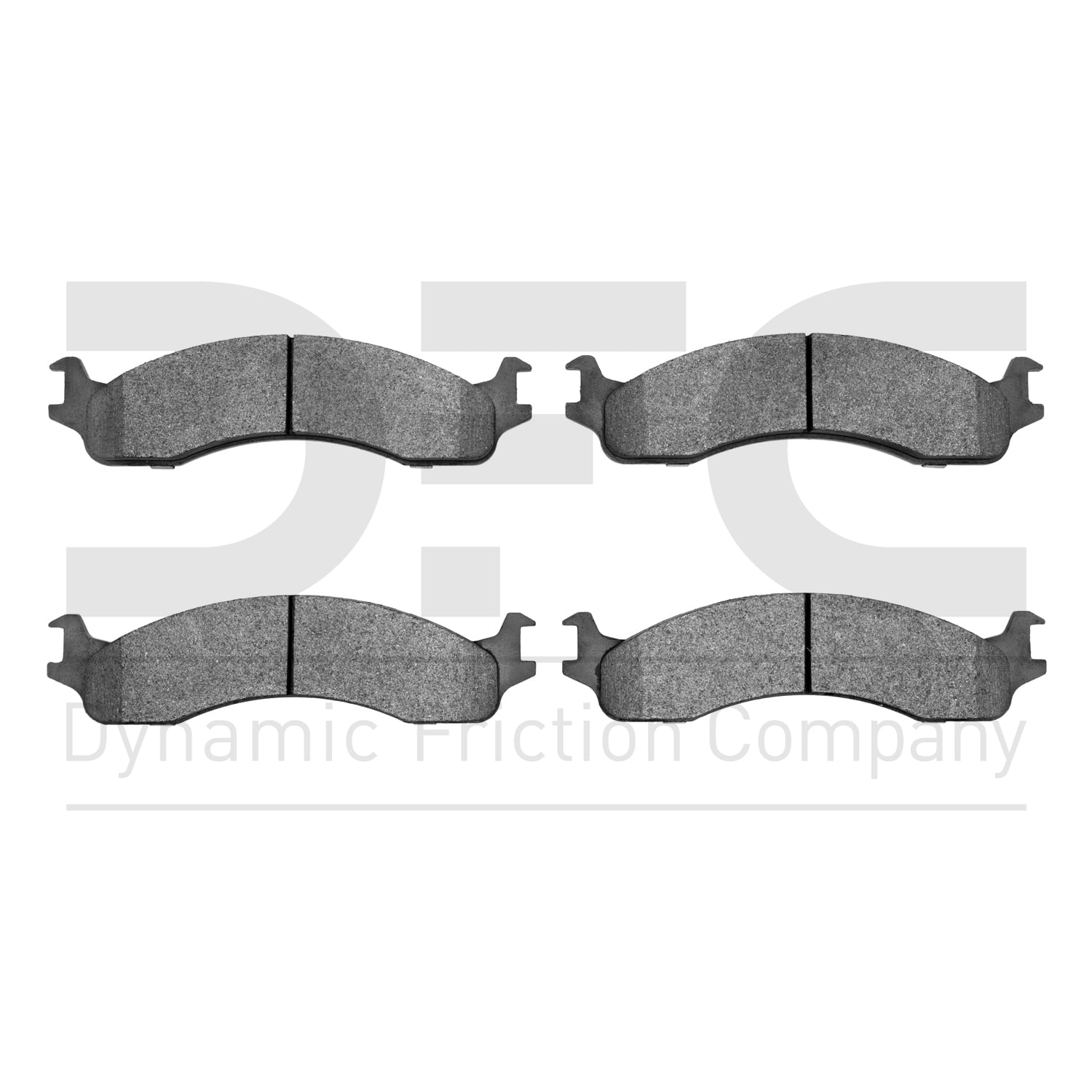 Dynamic Friction Company 5000 Advanced Brake Pads - Semi Metallic 1551-0655-00-Front Set