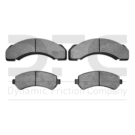 Dynamic Friction Company 5000 Advanced Brake Pads - Semi Metallic 1551-0717-00-Front or Rear Set