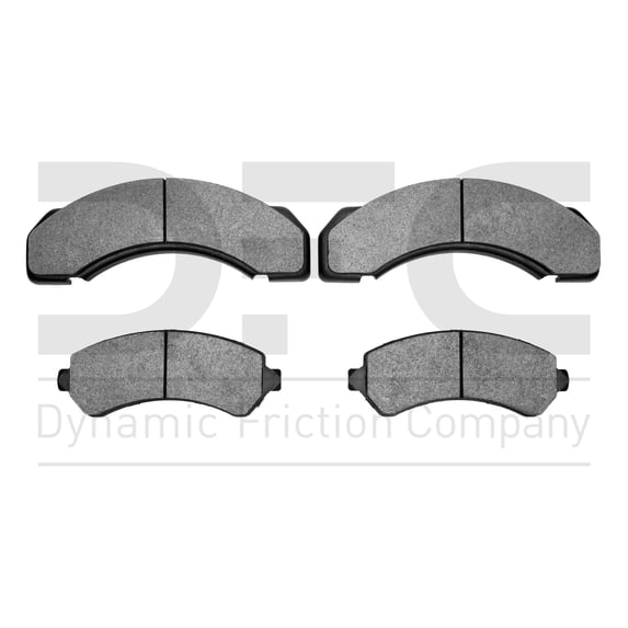 Dynamic Friction Company 5000 Advanced Brake Pads - Semi Metallic 1551-0717-00-Front or Rear Set