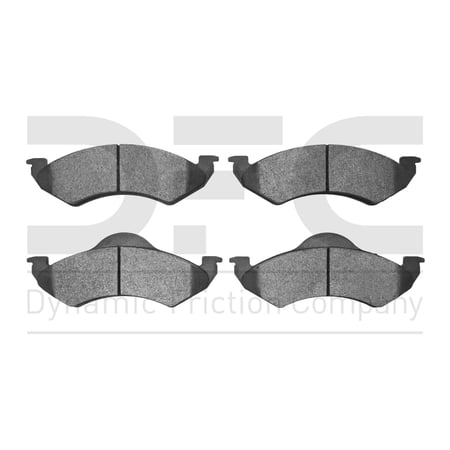 Dynamic Friction Company 5000 Advanced Brake Pads - Semi Metallic 1551-0820-00-Front Set For 2000-2002 Dodge Dakota, 2000-2002 Dodge Durango