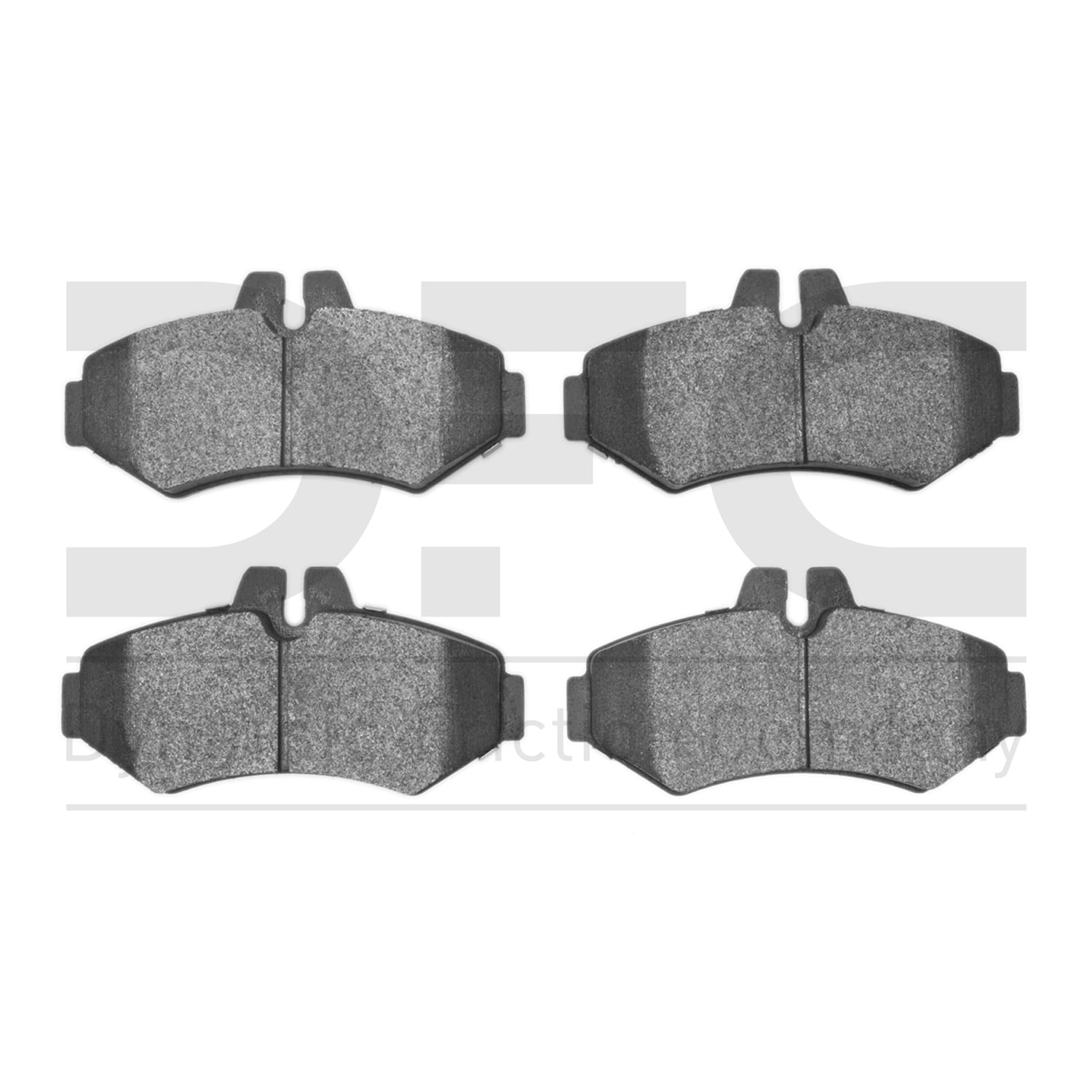 Dynamic Friction Company 5000 Advanced Brake Pads - Semi Metallic 1551-0928-00-Rear Set