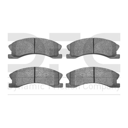 Dynamic Friction Company 5000 Advanced Brake Pads - Semi Metallic 1551-0945-00-Front Set For 1999-2004 Jeep Grand Cherokee