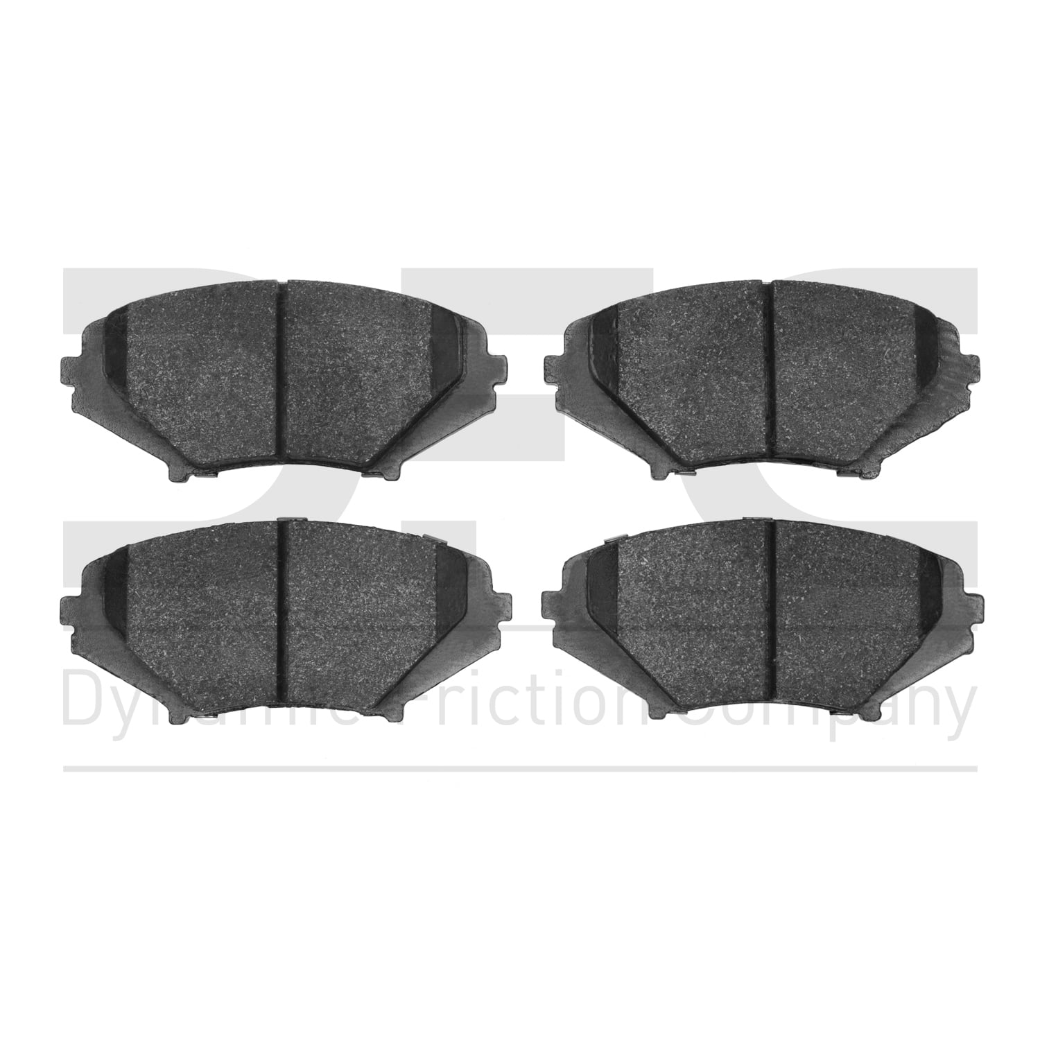 Dynamic Friction Company 5000 Advanced Brake Pads - Semi Metallic 1551-1009-00-Front Set For 2004-2011 Mazda RX-8