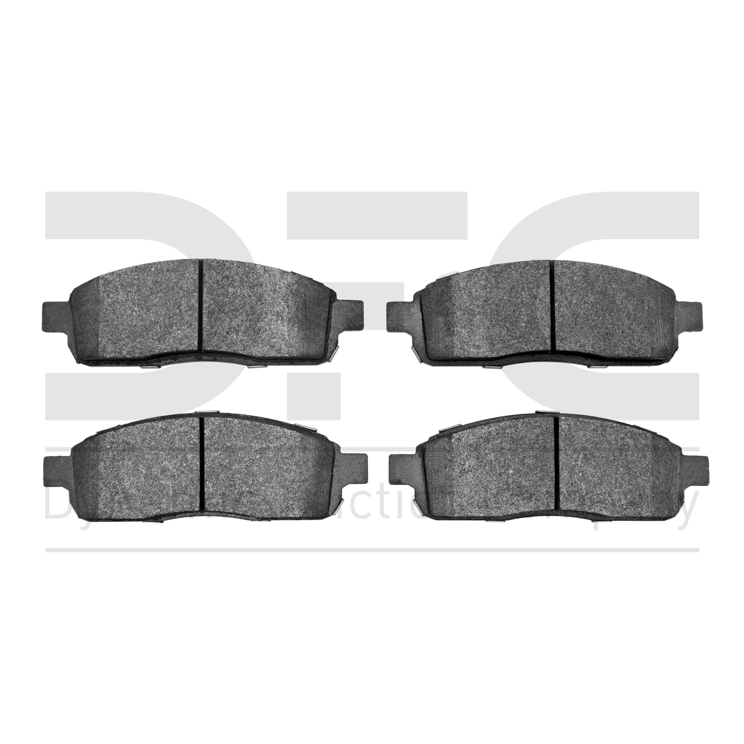 Dynamic Friction Company 5000 Advanced Brake Pads - Semi Metallic 1551-1011-00-Front Set For 2004 Ford F-150 Heritage, 2004-2009 Ford F-150, 2006-2008 Lincoln Mark LT