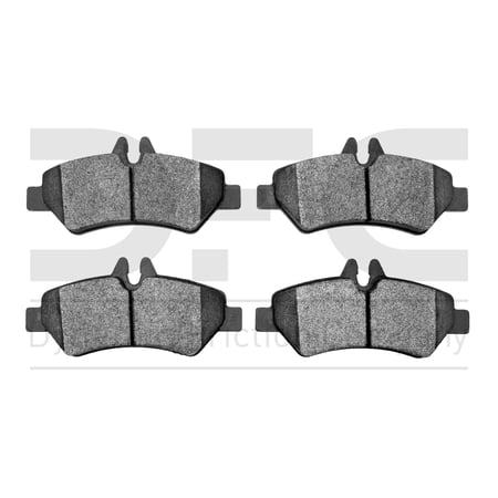 Dynamic Friction Company 5000 Advanced Brake Pads - Semi Metallic 1551-1317-00-Rear Set