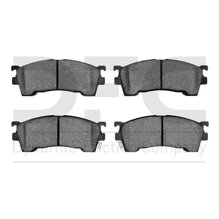 Dynamic Friction Company 5000 Advanced Brake Pads - Semi Metallic 1552-0637-00-Front Set For 1993-1997 Ford Probe, 1993-1997 Mazda 626, 1993-1997 Mazda MX-6, 1999-2000 Mazda Protege