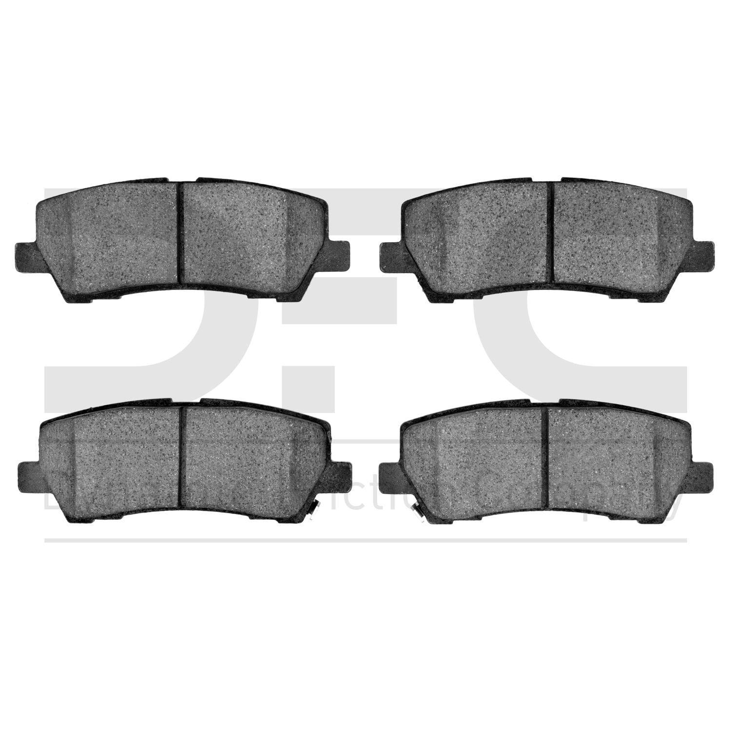 Dynamic Friction Company 5000 Advanced Brake Pads - Semi Metallic 1552-1793-00-Rear Set For 2015-2021 Ford Mustang