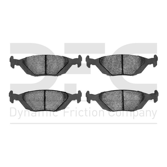 Dynamic Friction Company 5000 Euro Ceramic Brake Pads 1600-0322-00-Rear Set For 1986-1998 Saab 9000, 1987-1993 Saab 900
