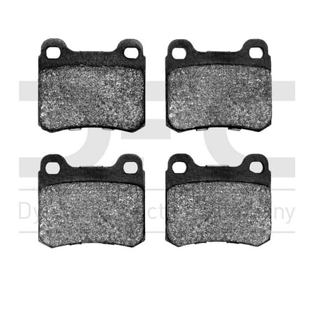 Dynamic Friction Company 5000 Euro Ceramic Brake Pads 1600-0335-00-Rear Set