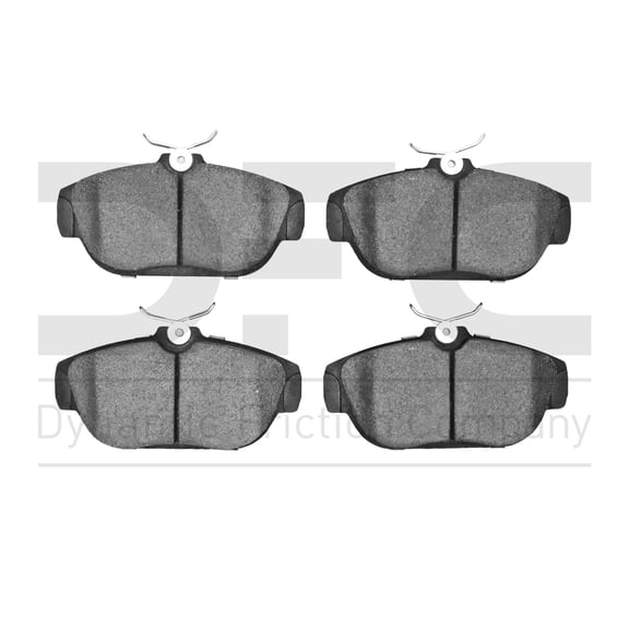 Dynamic Friction Company 5000 Euro Ceramic Brake Pads 1600-0542-00-Front Set For 1991 Volvo 780, 1991-1992 Volvo 740, 1991-1995 Volvo 940, 1992-1997 Volvo 960, 1997-1998 Volvo S90, 1997-1998 Volvo V90