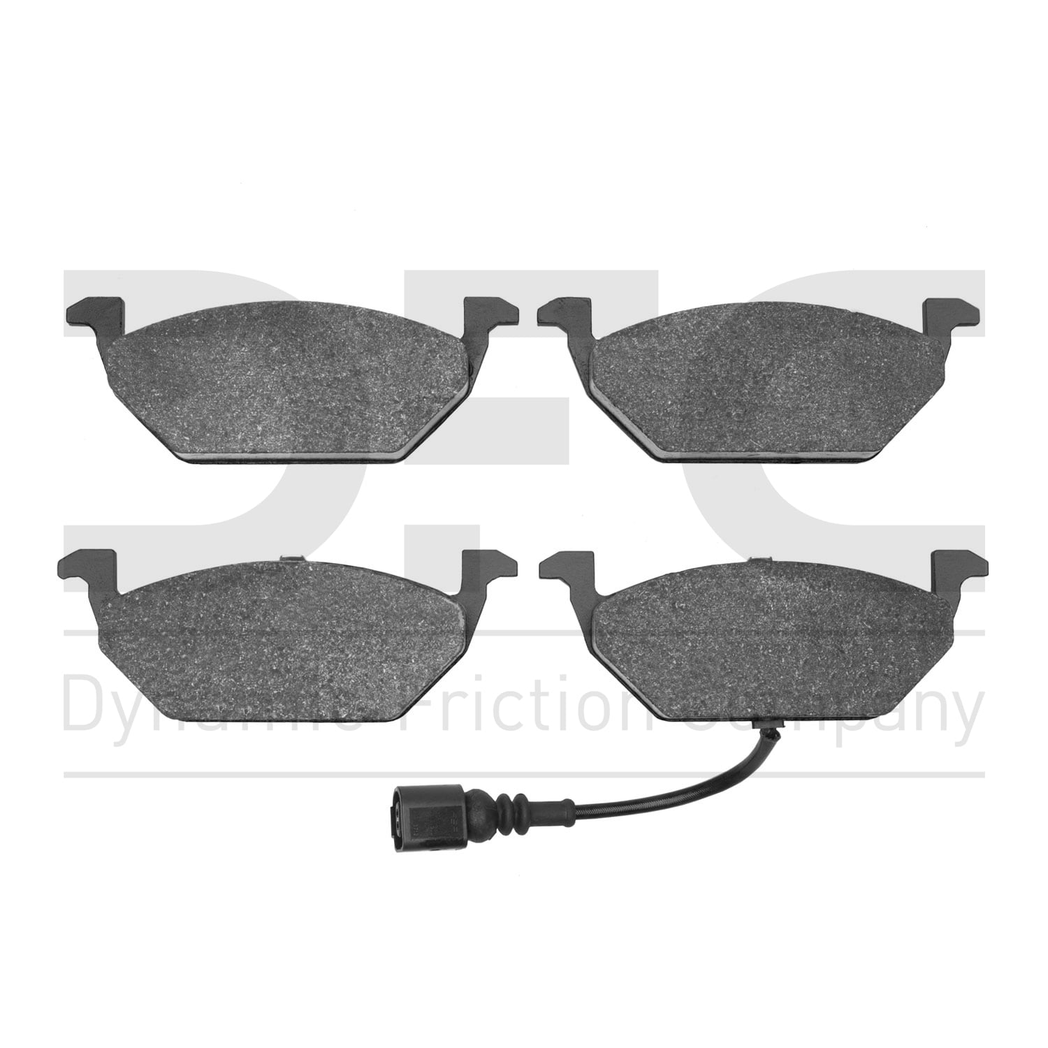Dynamic Friction Company 5000 Euro Ceramic Brake Pads 1600-0768-00-Front Set