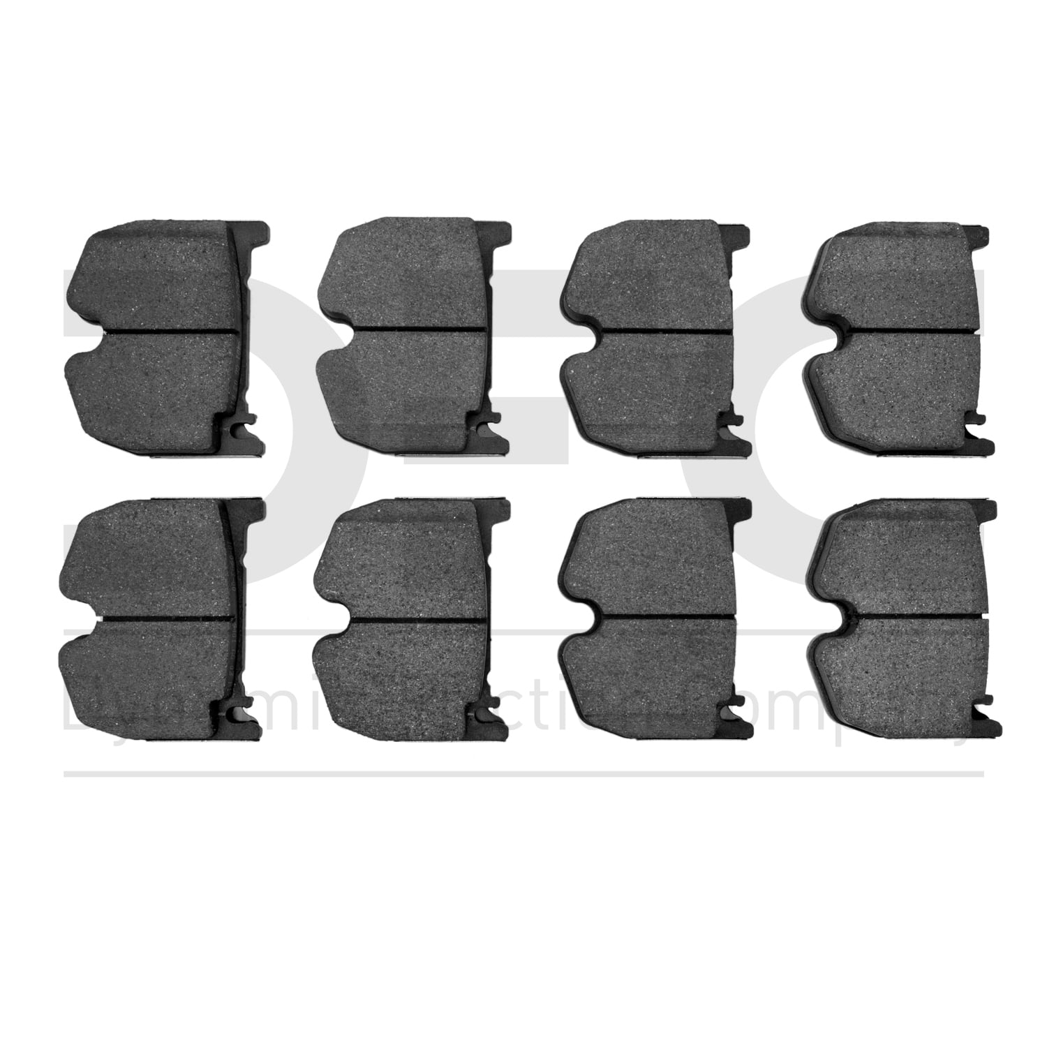 Dynamic Friction Company 5000 Euro Ceramic Brake Pads 1600-0983-00-Front Set
