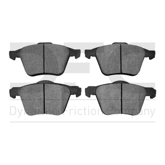 Dynamic Friction Company 5000 Euro Ceramic Brake Pads 1600-1003-00-Front Set For 2003-2009 Volvo XC90