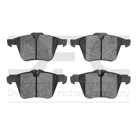 Dynamic Friction Company 5000 Euro Ceramic Brake Pads 1600-1240-00-Front Set