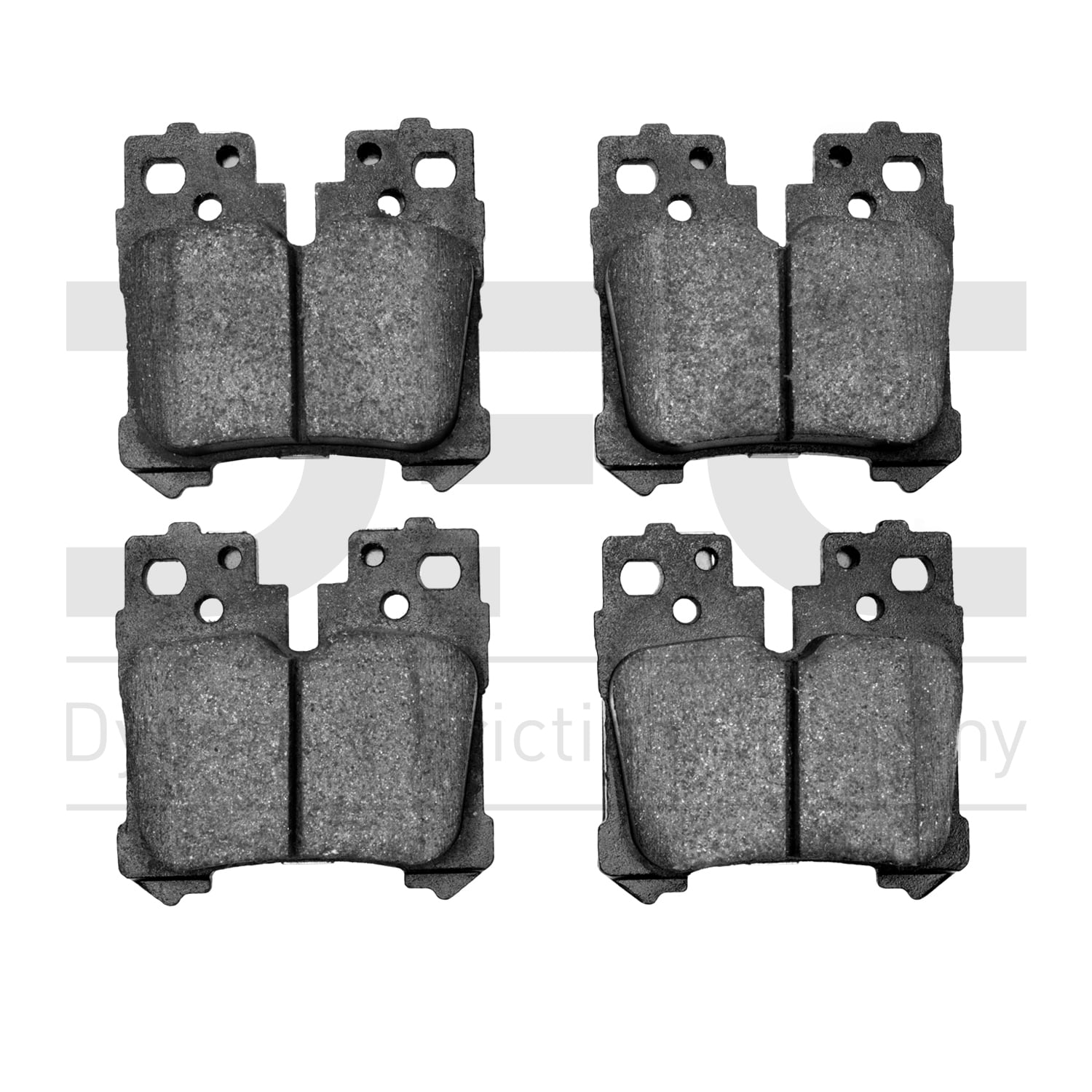 Dynamic Friction Company 5000 Euro Ceramic Brake Pads 1600-1283-00-Rear Set For 2007-2017 Lexus LS460, 2008-2016 Lexus LS600h, 2018-2022 Lexus LS500, 2018-2022 Lexus LS500h, 2021-2022 Toyota Mirai