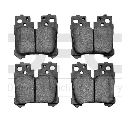 Dynamic Friction Company 5000 Euro Ceramic Brake Pads 1600-1283-00-Rear Set For 2007-2017 Lexus LS460, 2008-2016 Lexus LS600h, 2018-2022 Lexus LS500, 2018-2022 Lexus LS500h, 2021-2022 Toyota Mirai