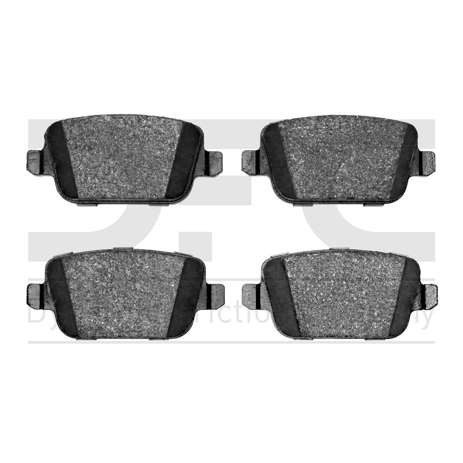 Dynamic Friction Company 5000 Euro Ceramic Brake Pads 1600-1314-00-Rear Set For 2007-2010 Volvo S80, 2008-2012 Land Rover LR2, 2010 Ford Focus