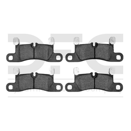 Dynamic Friction Company 5000 Euro Ceramic Brake Pads 1600-1453-00-Rear Set For 2011-2018 Porsche Cayenne, 2011-2018 Volkswagen Touareg