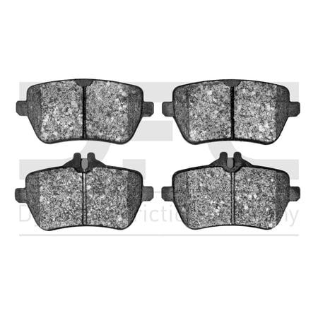 Dynamic Friction Company 5000 Euro Ceramic Brake Pads 1600-1689-00-Rear Set