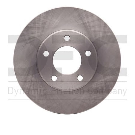 Front Dynamic Friction Company Disc Brake Rotor 600-40066 (1) For 1987-1990 Dodge Caravan, 1987-1990 Dodge Grand Caravan, 1987-1990 Plymouth Grand Voyager, 1987-1990 Plymouth Voyager, 1990 Chrysler Silver