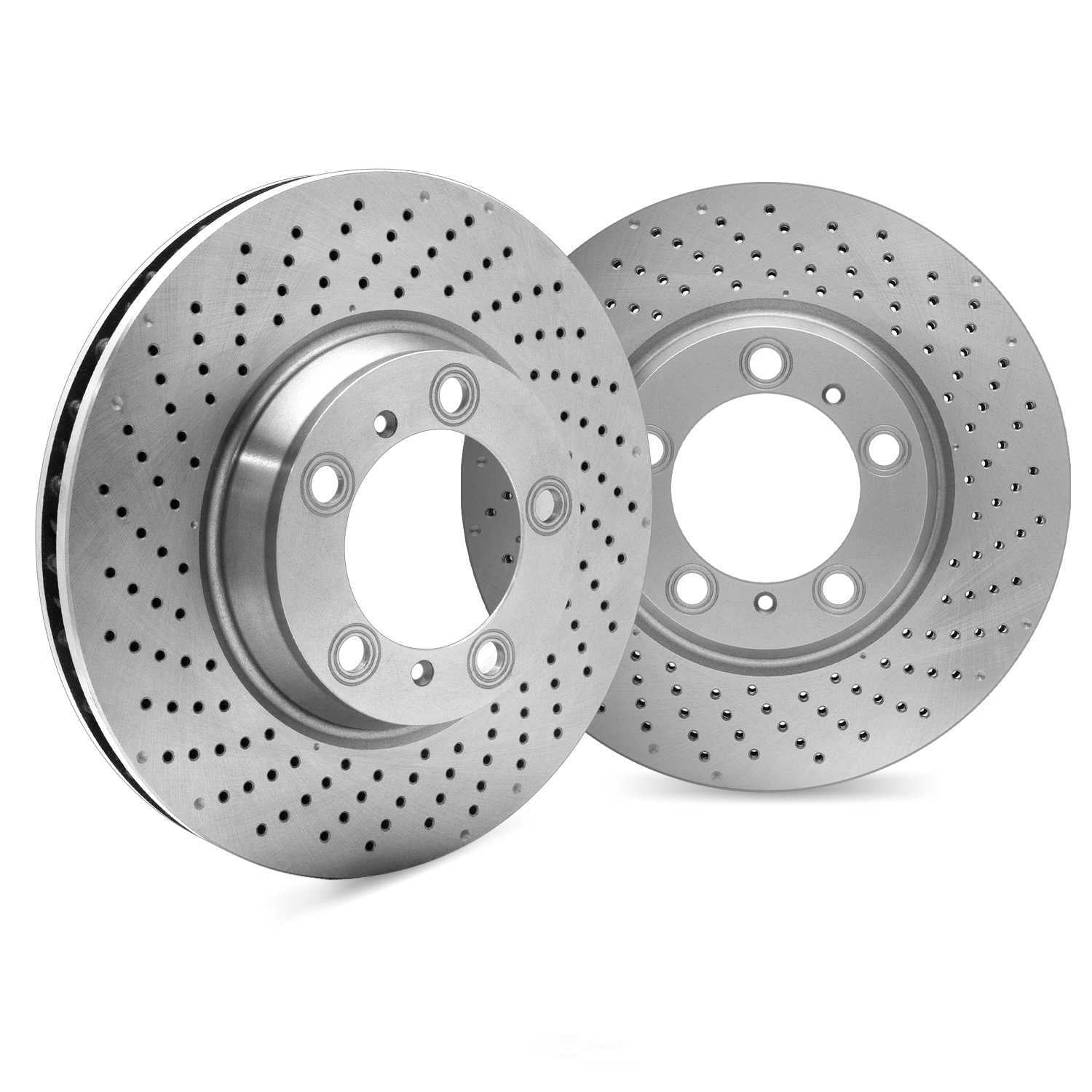 Dynamic Friction Company 6002-46051 DFC Brake Rotors - Cross Drilled
