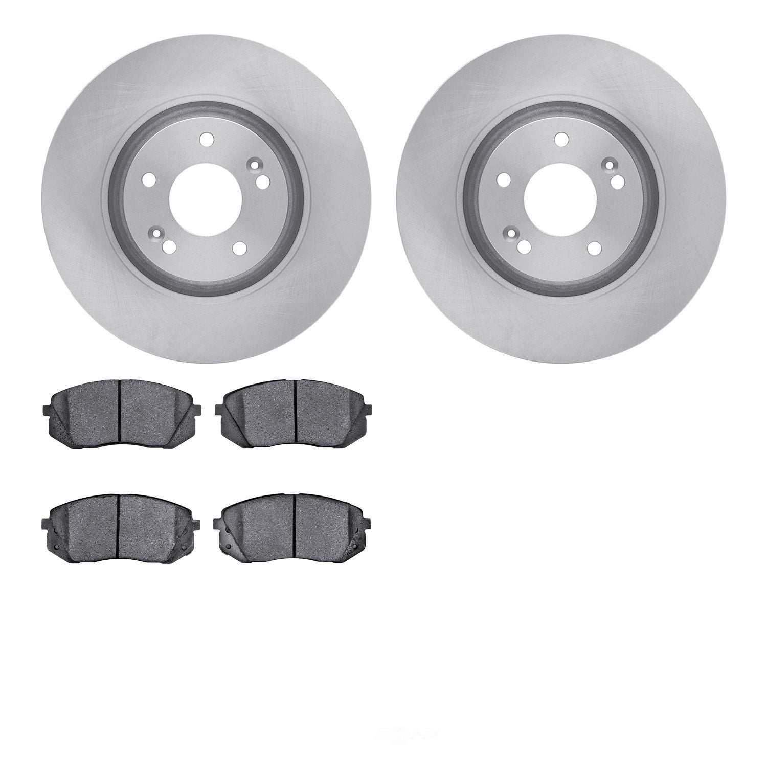 Dynamic Friction Company 6302-03044 DFC Rotors with 3000 Series Ceramic Brake Pads