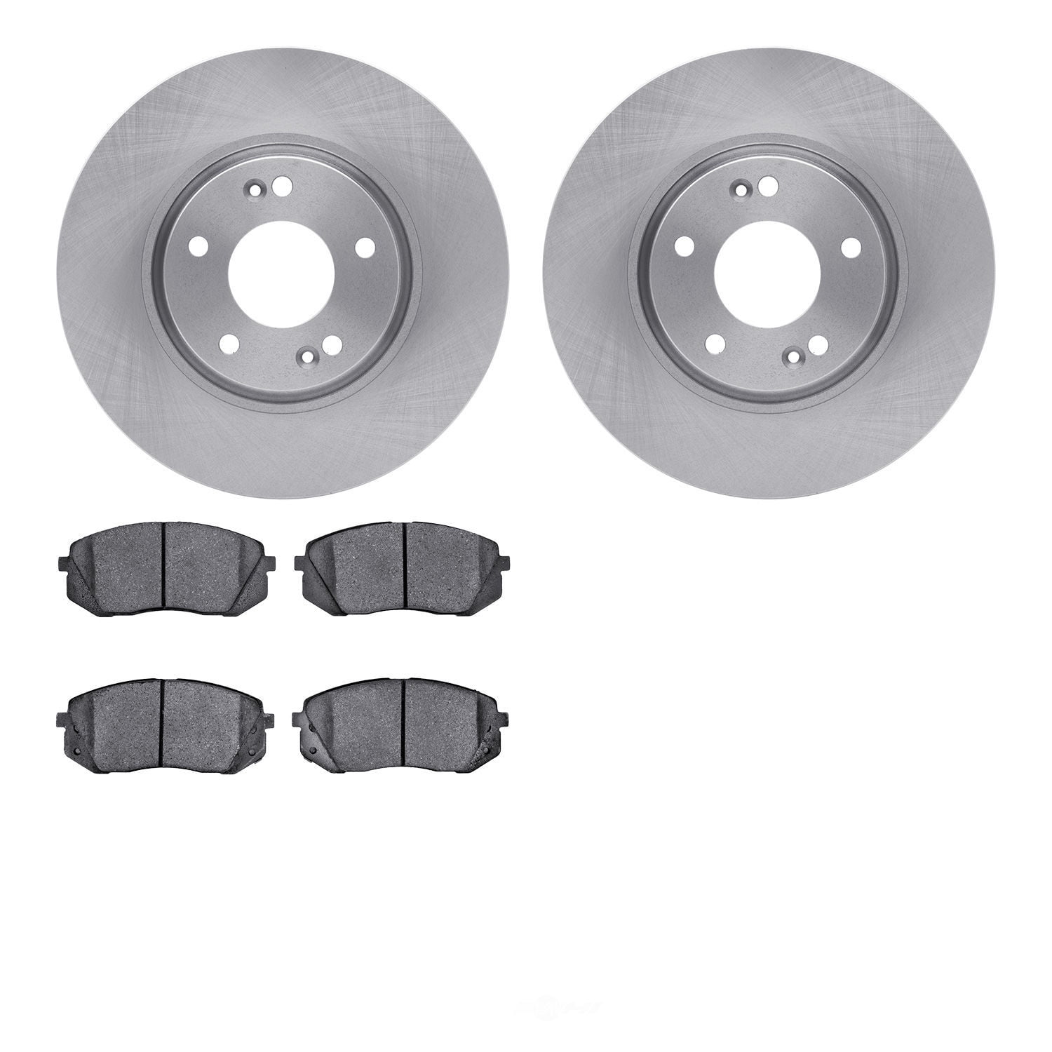Dynamic Friction Company 6302-03045 DFC Rotors with 3000 Series Ceramic Brake Pads