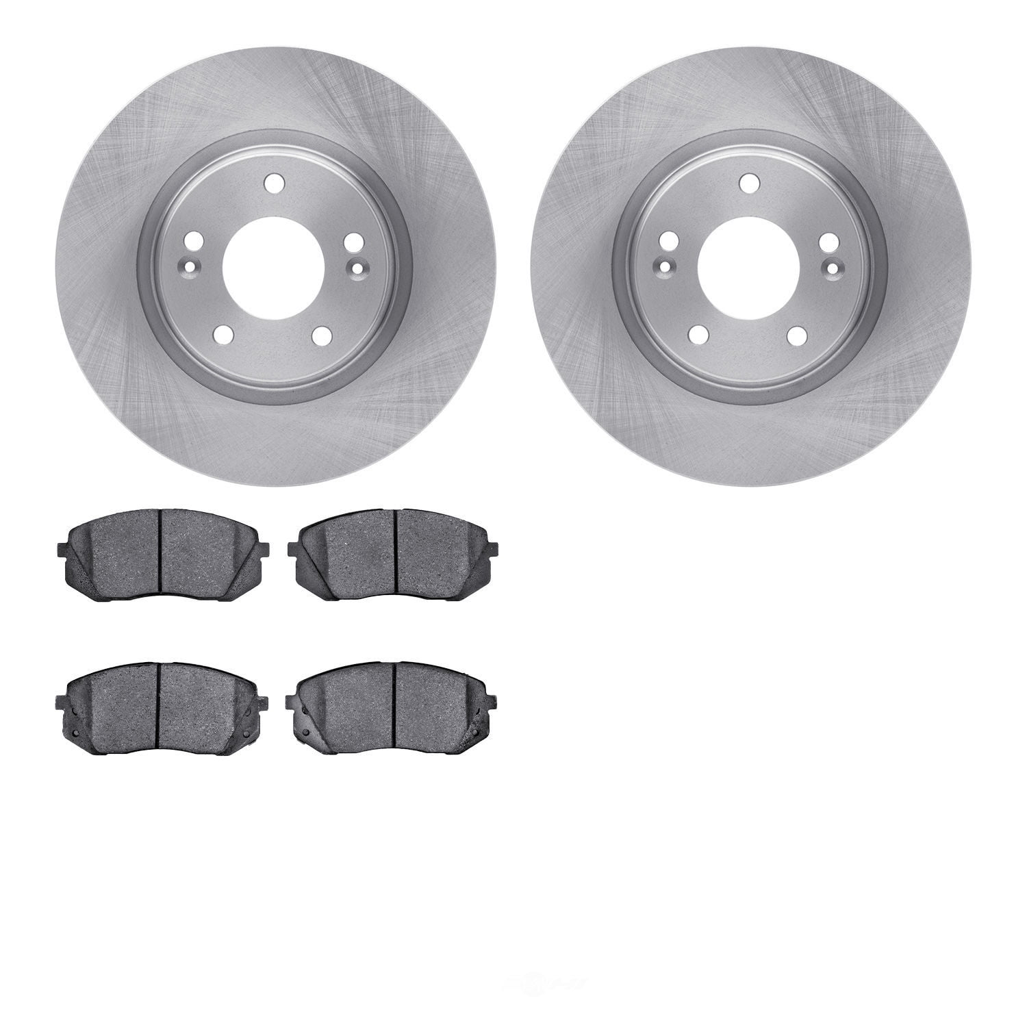 Dynamic Friction Company 6302-03046 DFC Rotors with 3000 Series Ceramic Brake Pads