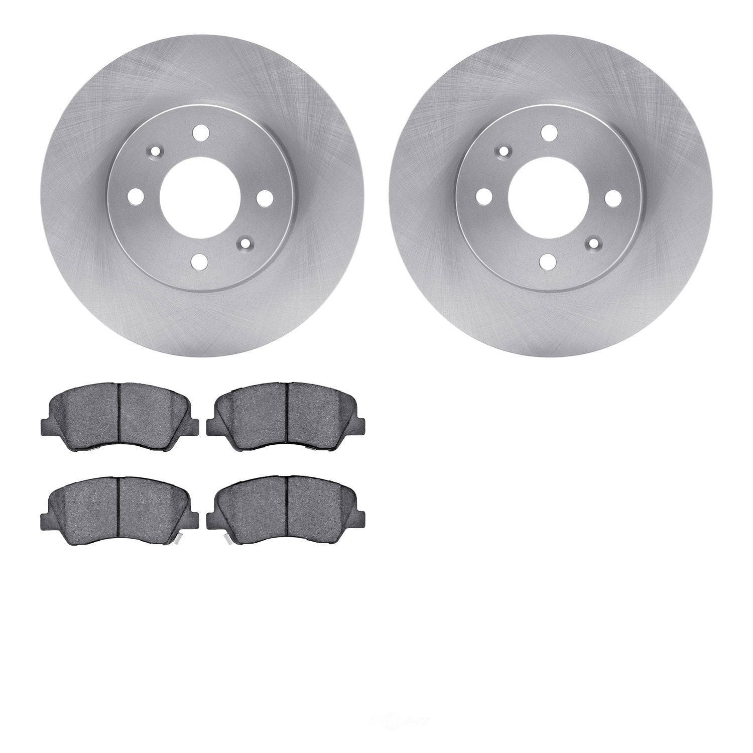 Dynamic Friction Company 6302-03072 DFC Rotors with 3000 Series Ceramic Brake Pads