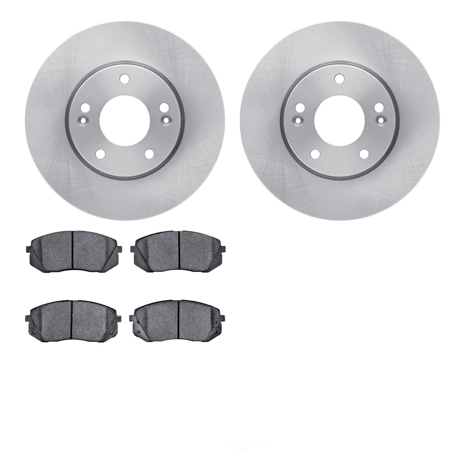 Dynamic Friction Company 6302-21026 DFC Rotors with 3000 Series Ceramic Brake Pads