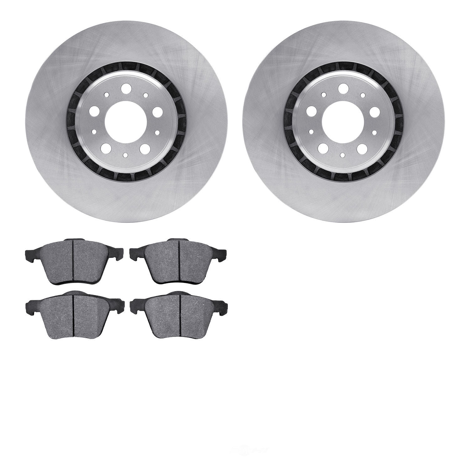 Dynamic Friction Company 6302-27055 DFC Rotors with 3000 Series Ceramic Brake Pads
