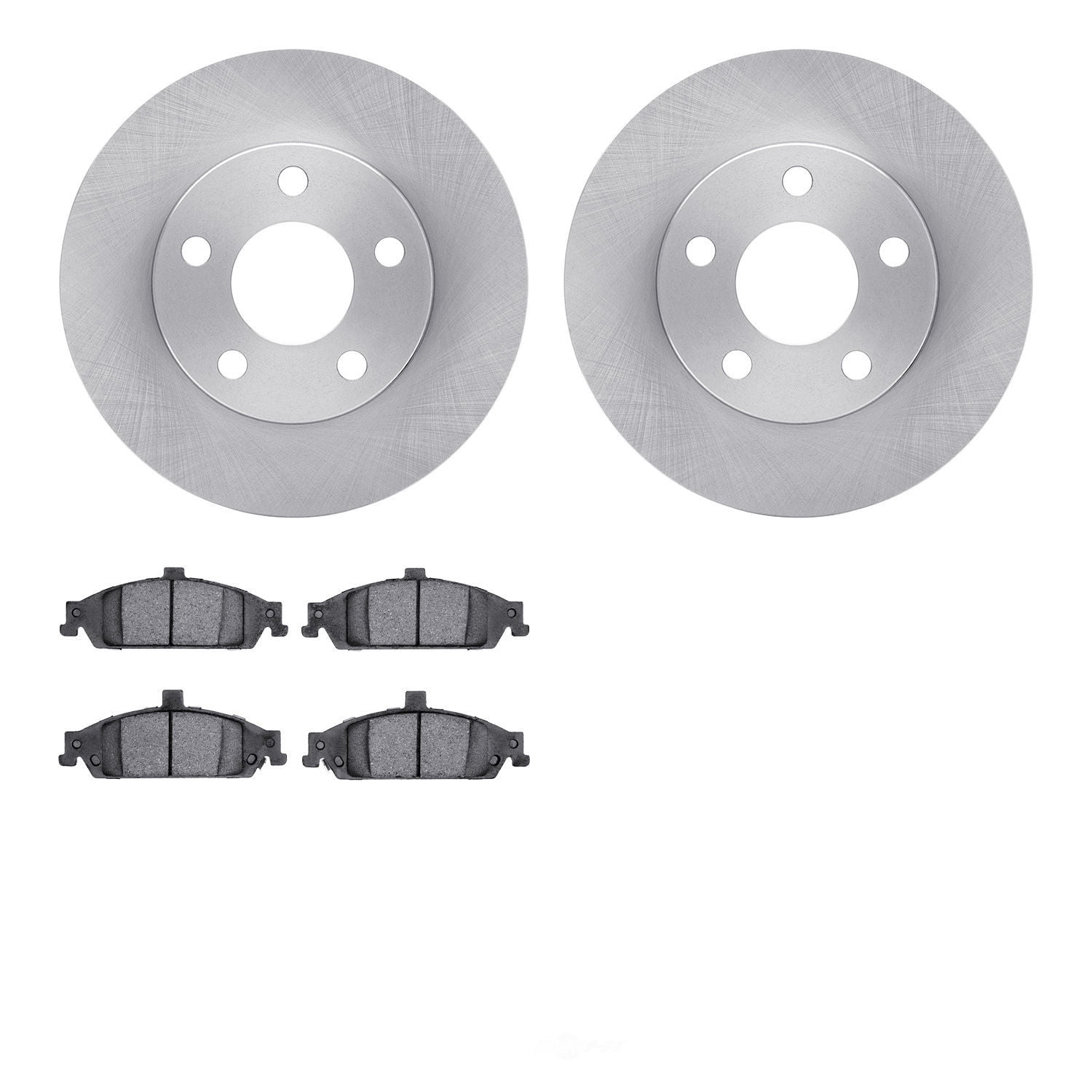 Dynamic Friction Company 6302-47044 DFC Rotors with 3000 Series Ceramic Brake Pads