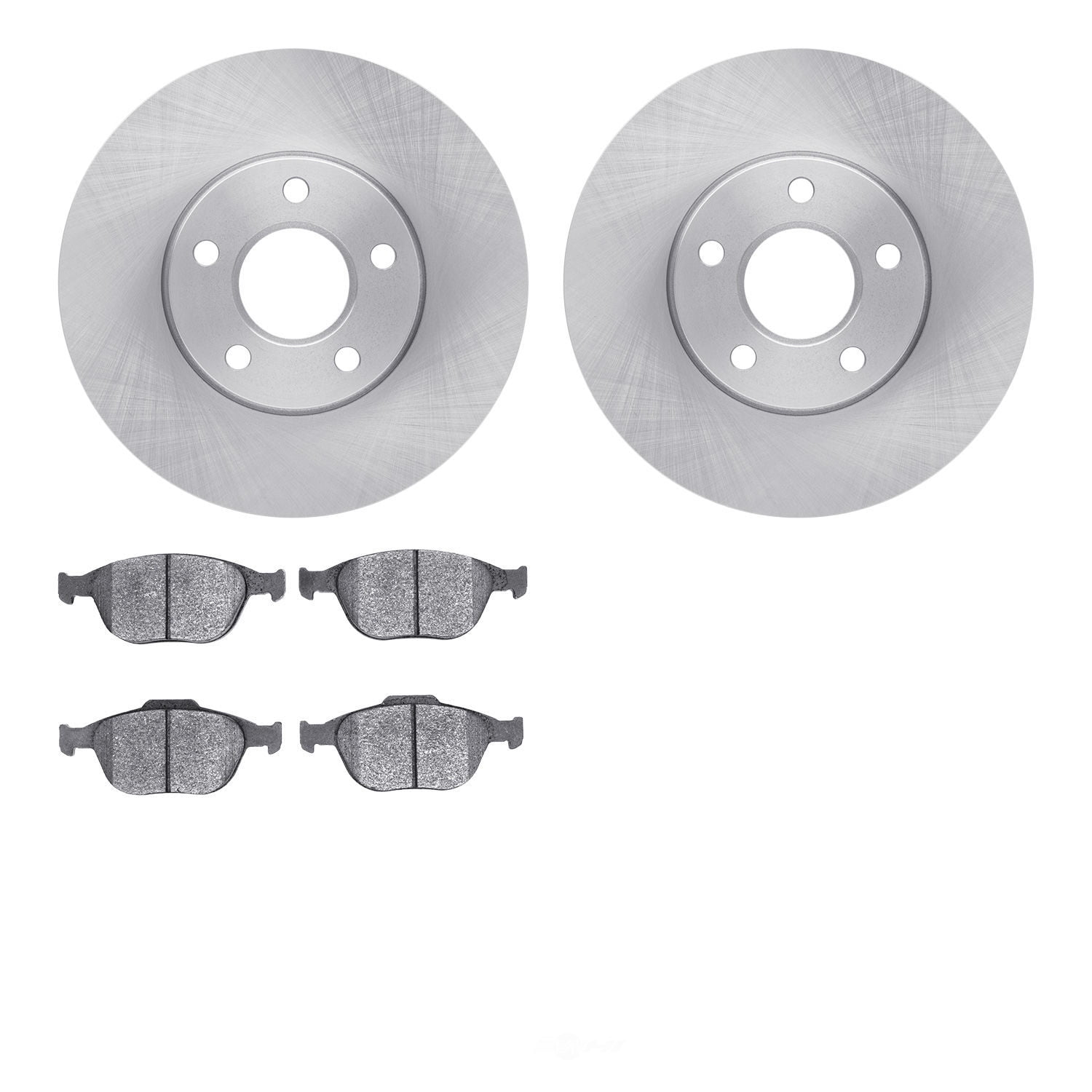 Dynamic Friction Company 6302-54153 DFC Rotors with 3000 Series Ceramic Brake Pads