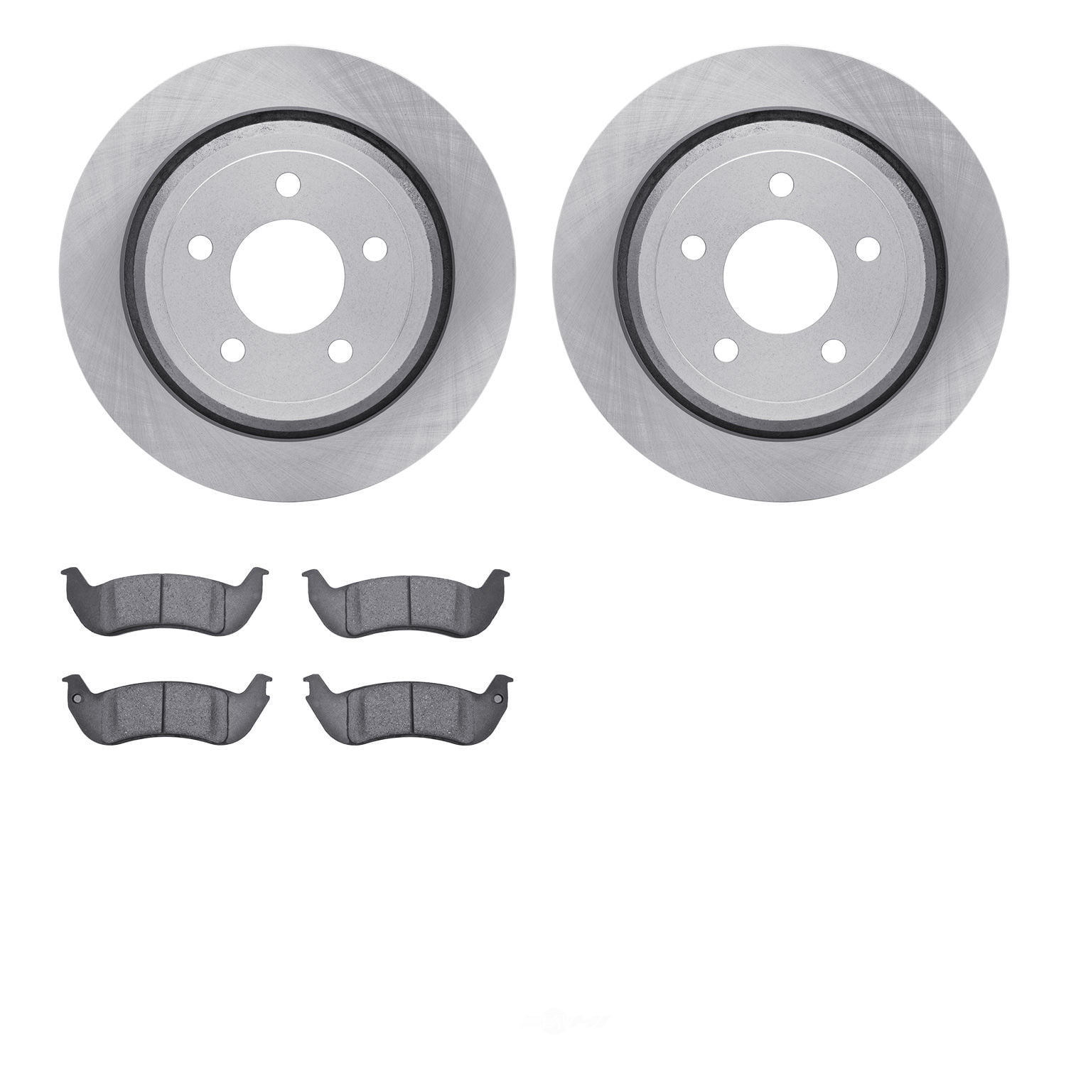 Dynamic Friction Company 6302-56034 DFC Rotors with 3000 Series Ceramic Brake Pads