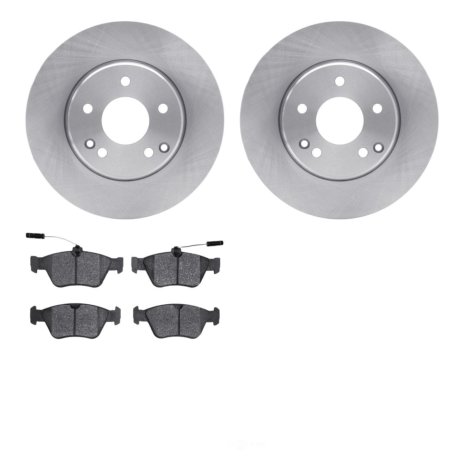 Dynamic Friction Company 6302-63066 DFC Rotors with 3000 Series Ceramic Brake Pads