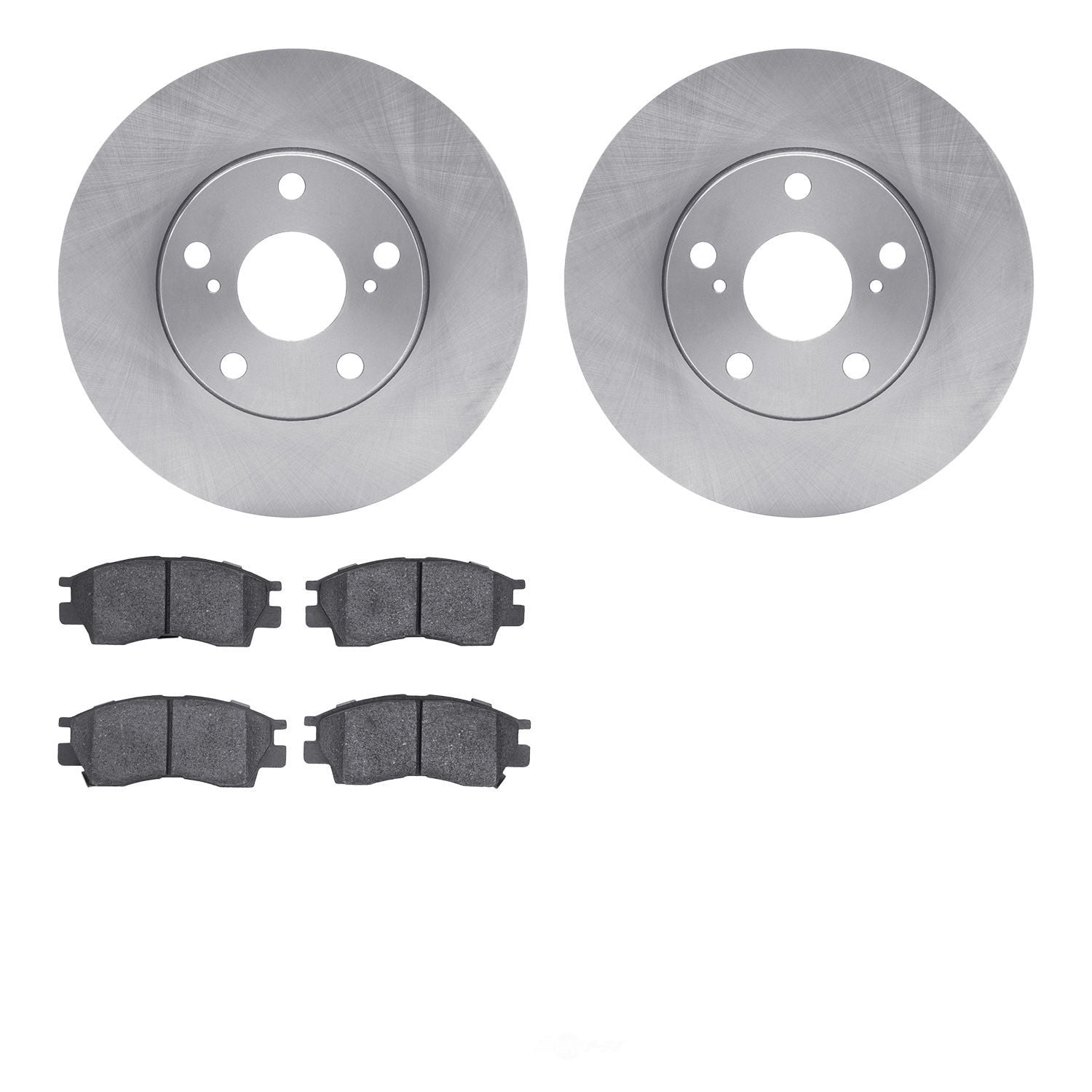 Dynamic Friction Company 6302-76079 DFC Rotors with 3000 Series Ceramic Brake Pads