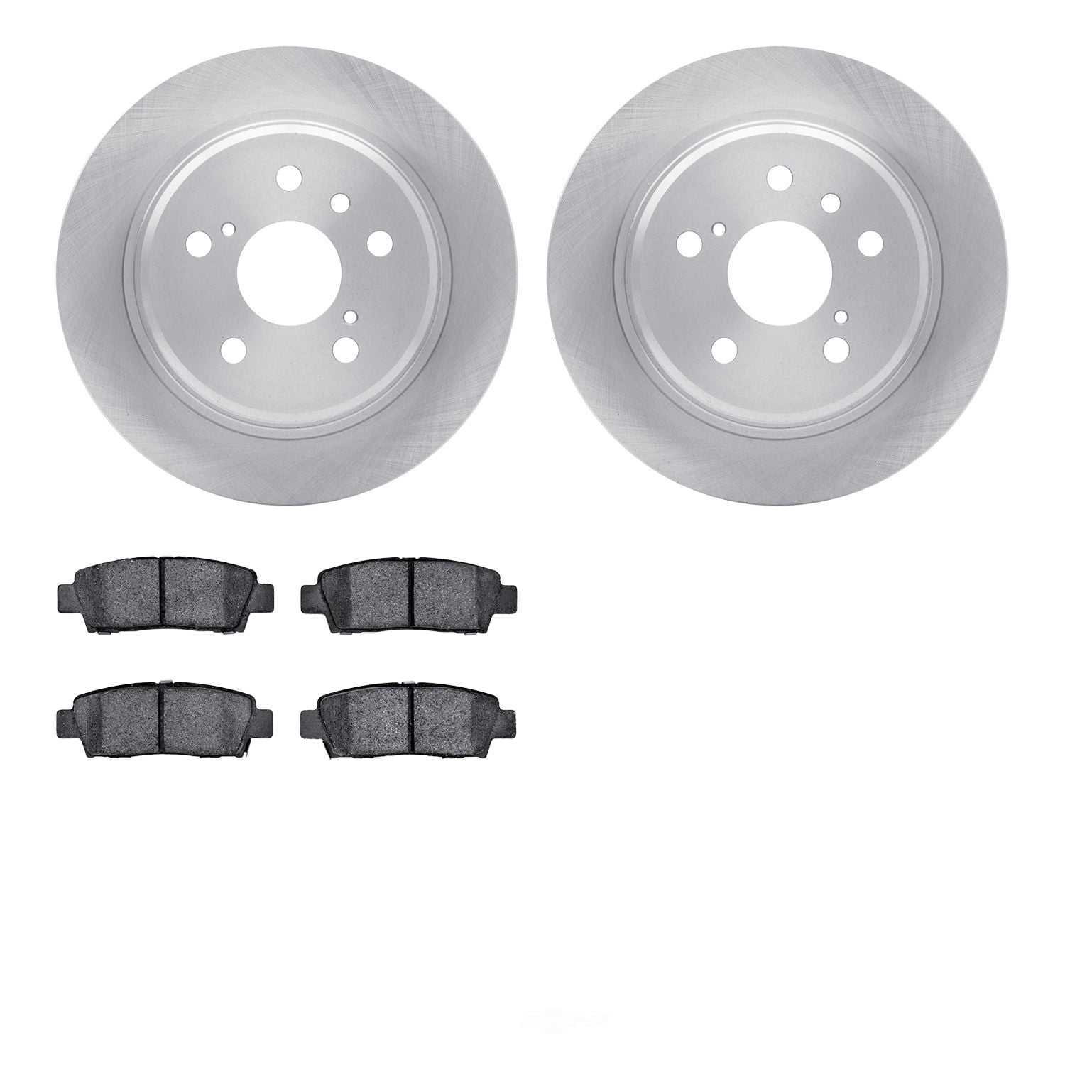 Dynamic Friction Company 6302-76111 DFC Rotors with 3000 Series Ceramic Brake Pads